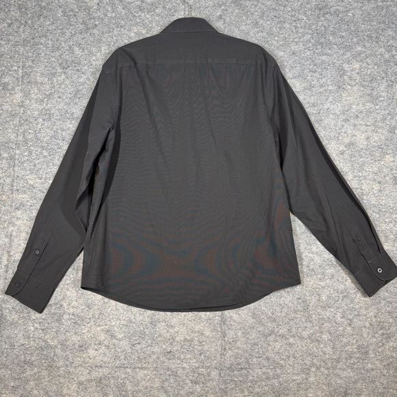 UNTUCKit Black Wrinkle-Free Button Down Shirt Men’s Cotton Dress Work Large - Picture 13 of 15